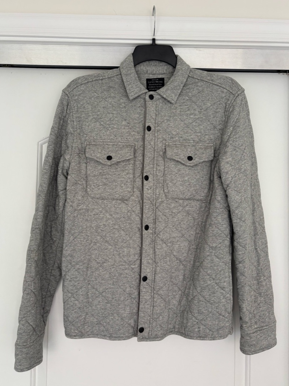 Lucky Brand Men's Quilted Shirt Jacket
